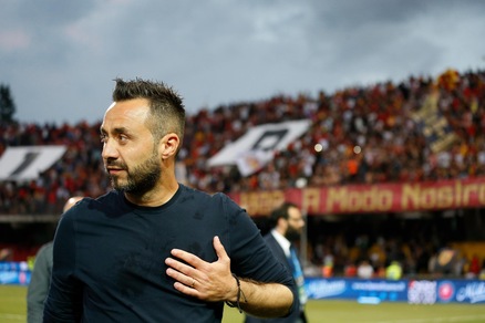 Serie A Benevento, De Zerbi: «Una giornata fantastica»