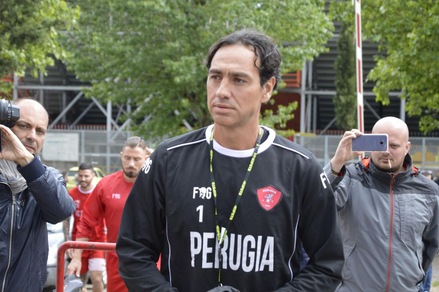 Serie B Perugia, Nesta dirige la seduta di allenamento