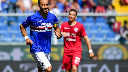 Serie A Sampdoria, Quagliarella continua a provare in gruppo