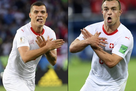 Mondiali: la Fifa multa Xhaka, Shaqiri e Lichtsteiner