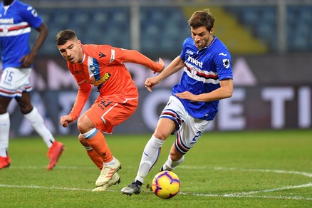 Serie A Sampdoria, lavoro individuale per Bereszynski
