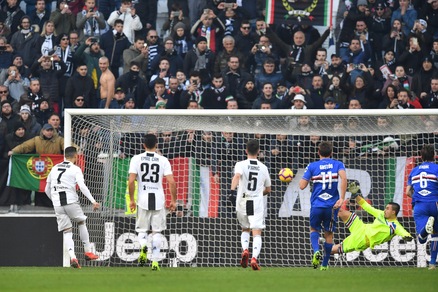 Serie A Juventus-Sampdoria 2-1, il tabellino