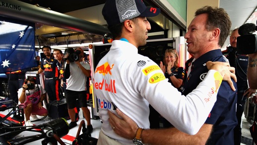 F1 Red Bull, Horner: «Fatto il possibile per tenere Ricciardo»