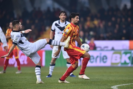Serie B, Benevento-Brescia 1-1