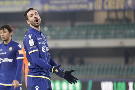 Serie B Verona, lesione al bicipite femorale per Di Carmine