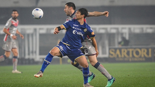 Serie B Verona, doppia tegola: Ryder Matos e Munari ko