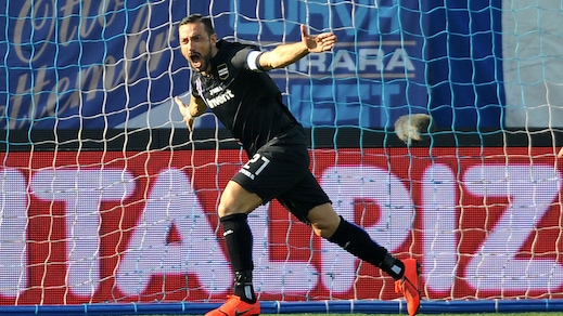 Serie A Sampdoria, test sul campo per Quagliarella