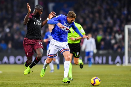 Serie A Sampdoria, terapie e lavoro specifico per Ramirez, Sala e Saponara