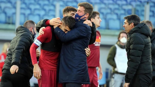 Roma, 4-3 allo Spezia: Pellegrini salva Fonseca