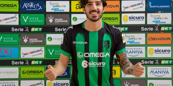 Pordenone, ufficiale l'acquisto di Morra dall'Entella