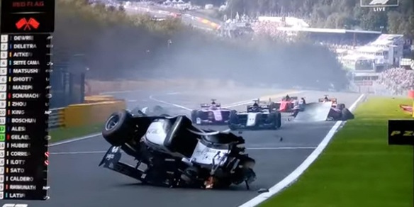Correa torna in pista dopo l'incidente a Spa: correrà in F.3