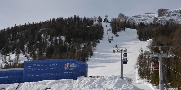 I Mondiali di Cortina 2021 sulle piste Druscié A e B