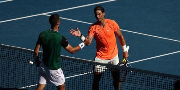 Australian Open, tutto facile per Nadal, Rublev e Medvedev, Goffin ko