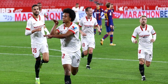 Coppa del Re: Gomez batte Messi, Siviglia-Barcellona 2-0