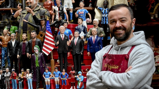 Napoli, nel presepe spunta Draghi!