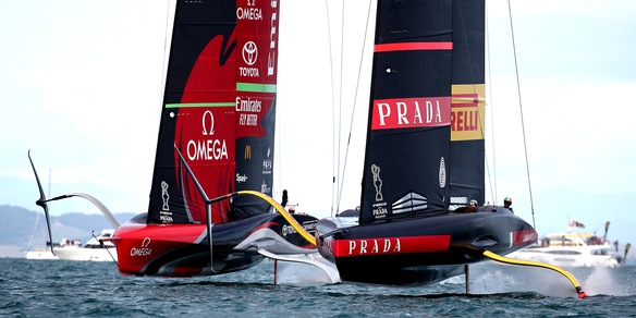 America's Cup: Luna Rossa tenta la rimonta