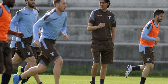 Lazio, primo allenamento con Simone Inzaghi