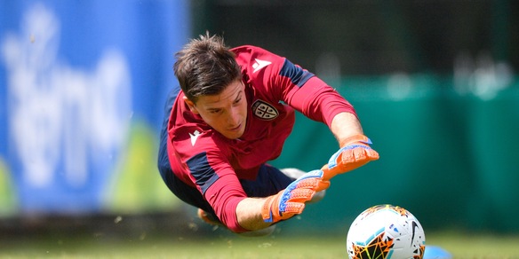 Cagliari verso il Napoli: Cragno in gruppo dopo il Covid