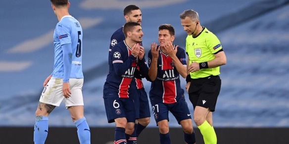 Psg, Verratti ed Herrera accusano: "L'arbitro ci ha insultato più volte"