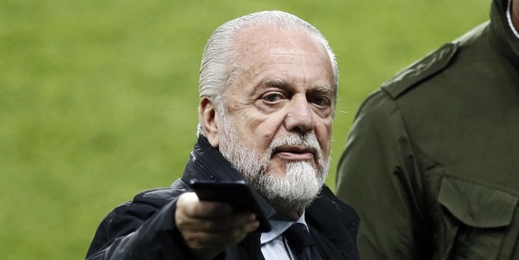 De Laurentiis, gli auguri su Twitter a Ferlaino