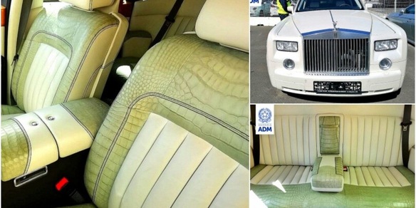 Rolls Royce in vera pelle di coccodrillo: sequestrata a Livorno era diretta a Roma