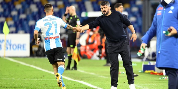Politano saluta Gattuso: "In bocca al lupo mister"
