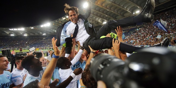Lazio, tripudio all'Olimpico!