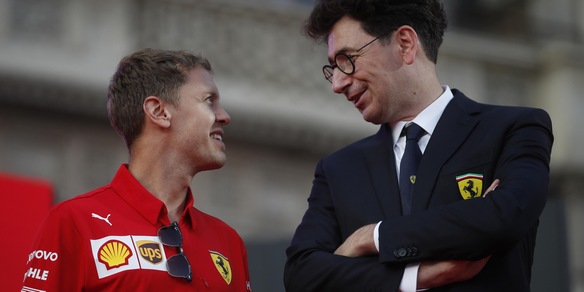 Ferrari, Binotto e l'addio di Vettel: "Decisione rapida per il rispetto di tutti"