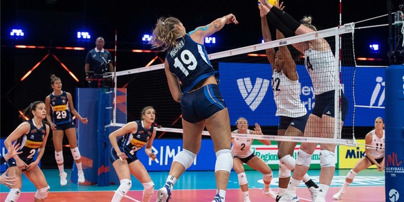 VNL: Stati Uniti più forti ma l'Italia non sfigura