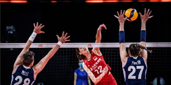 VNL: l'Italia travolta dalla Cina