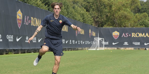 Roma, Zaniolo e El Shaarawy già al lavoro a Trigoria