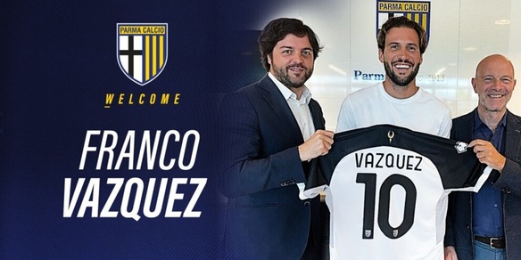 Parma, acquistato "El Mudo" Vazquez: è ufficiale