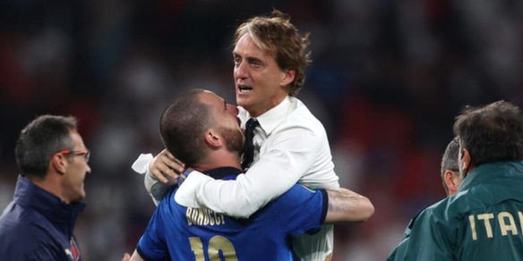 Italia, Mancini in lacrime dopo la vittoria: "Squadra meravigliosa"