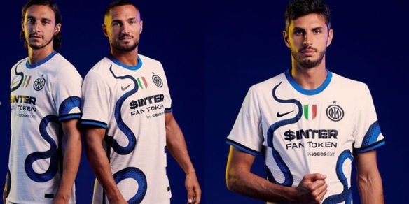 Inter, svelata la maglia da trasferta. Protagonista il biscione