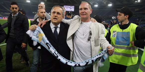 Lazio, Gascoigne: “A Roma mi tuffai nella vasca di un ristorante”