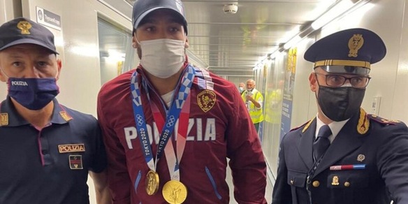 Jacobs accolto da star a Roma: "Non mi pongo limiti"