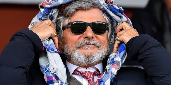 Sampdoria, auguri dal cielo. Contestato Ferrero