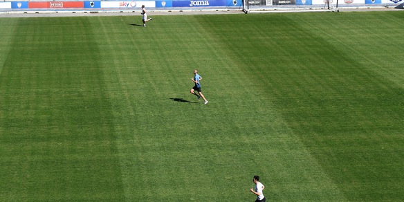 Sampdoria, installati a Bogliasco i led anti-Covid