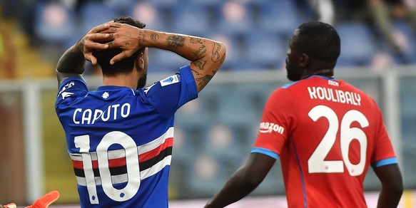 Moviola Sampdoria-Napoli: giusto l'intervento del Var su Caputo