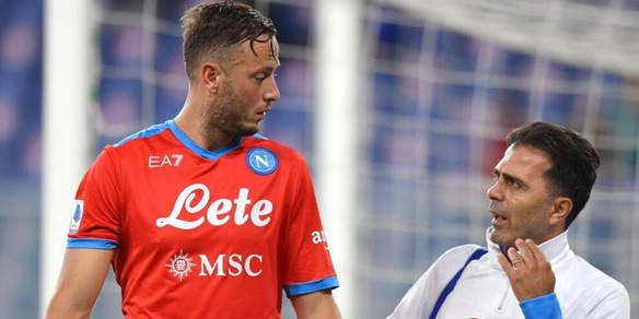 Napoli, Rrahmani sta bene: esami negativi dopo il colpo in faccia