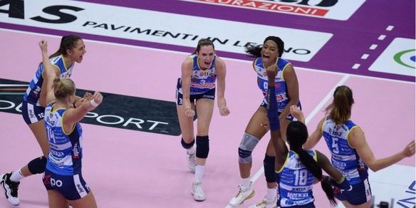 Conegliano implacabile, Novara ancora ko