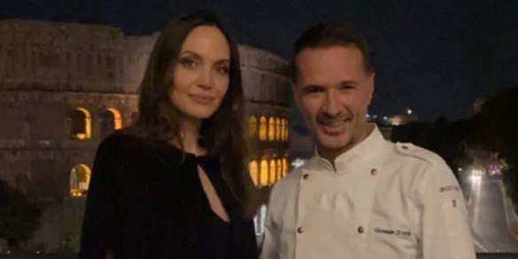 Angelina Jolie a Roma, cena al ristorante stellato: "Ecco il menu"