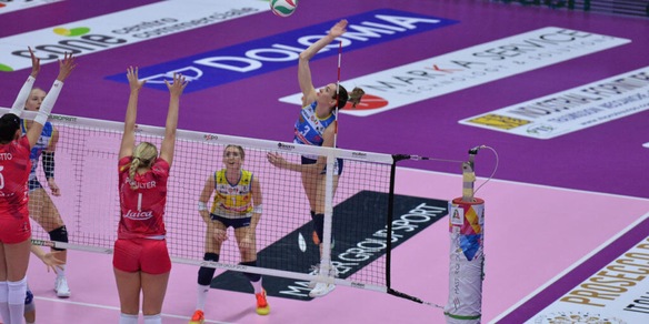 Negli anticipi vincono Conegliano, Chieri, Bergamo e Firenze