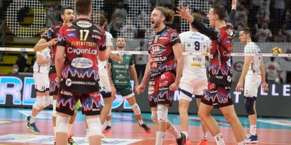 Perugia suona la quinta contro Milano