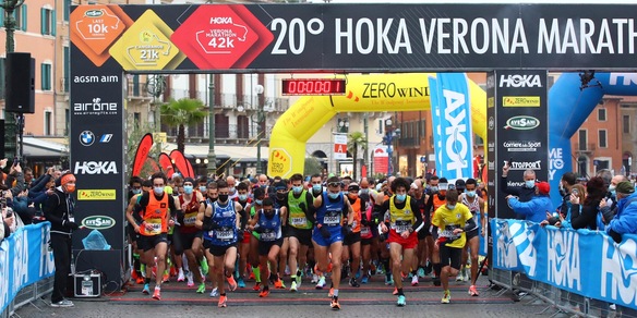 20^ Hoka Verona Marathon, Hajjy e Luna i vincitori: “Correre a Verona è uno spettacolo”