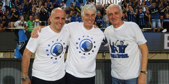 Atalanta, l'annuncio di Percassi: "Gasperini con noi fino al 2024"
