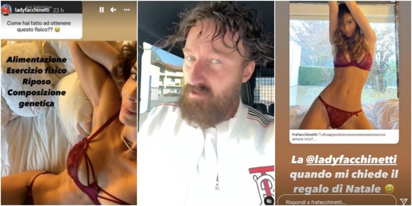 Lady Facchinetti hot su Instagram: ecco la reazione di lui
