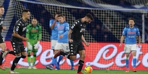 Napoli-Empoli 0-1: Spalletti cade ancora, ora è quarto