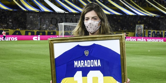 Dalma Maradona a Napoli per girare "La hija de Dios"
