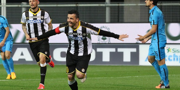 Udinese, lista anti-Lazio: Di Natale con Zapata